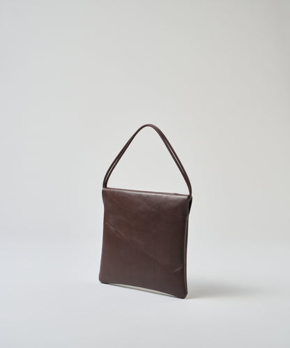 #45/ Float mini tote (苦棕) / 牛皮 "APERTO" 