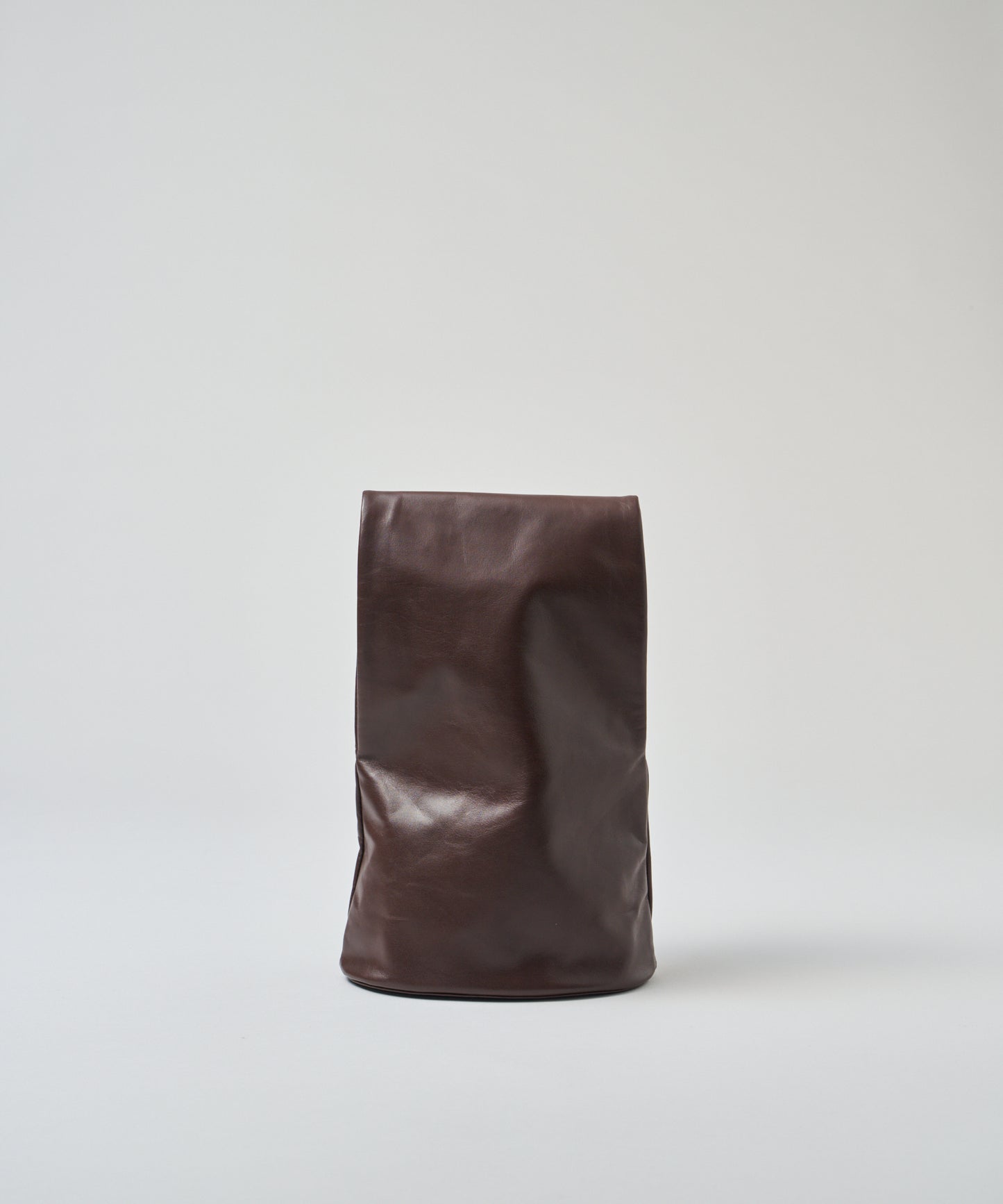 #45/ 袖托特包 (苦棕) / 牛皮 "APERTO" 