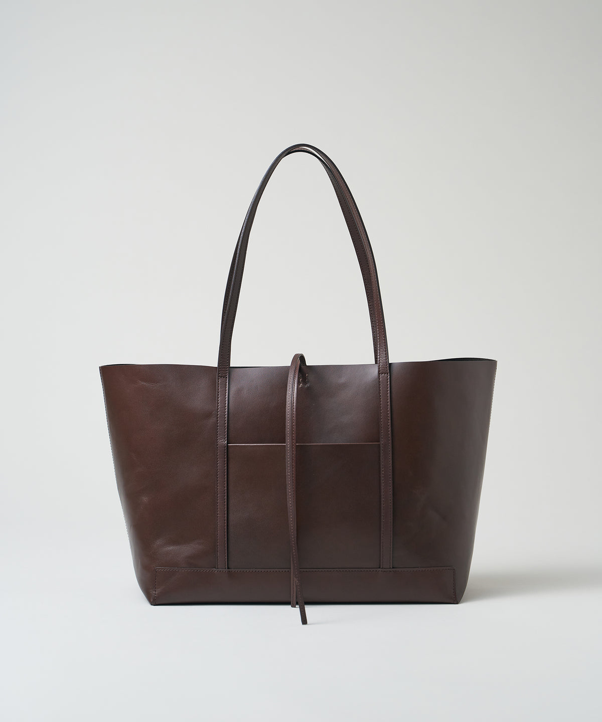 《Limited 5%》Trim Tote - Bitter brown / cowhide Aperto