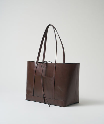《Limited 5%》Trim Tote - Bitter brown / cowhide Aperto