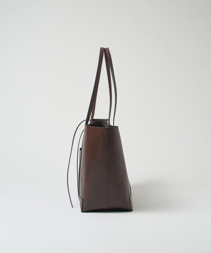 《Limited 5%》Trim Tote - Bitter brown / cowhide Aperto