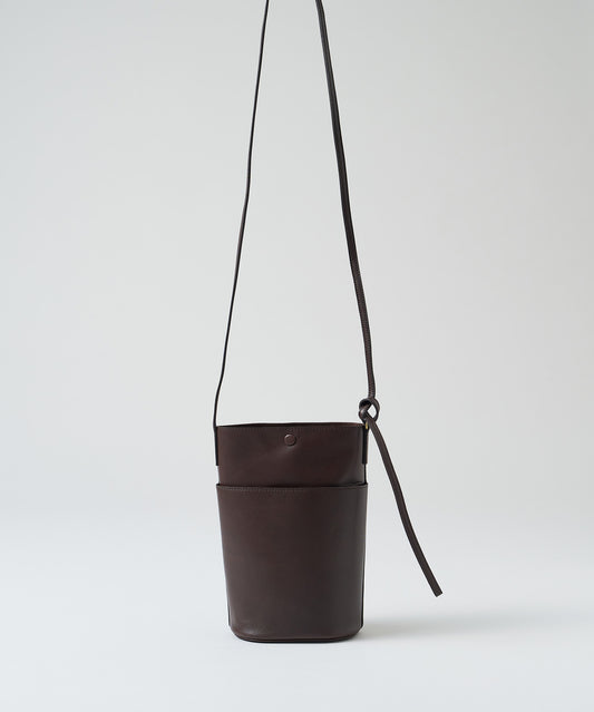 #45/ Sleek path XS (bitter brown) / cowhide "APERTO"