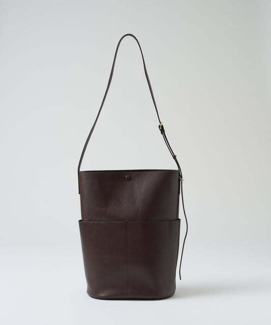 #45/ Sleek path (bitter brown) / cowhide "APERTO"