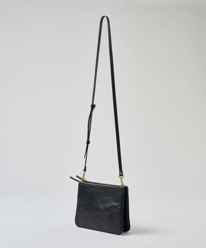 #45/蝴蝶单肩包(黑色)/牛皮“APERTO” 