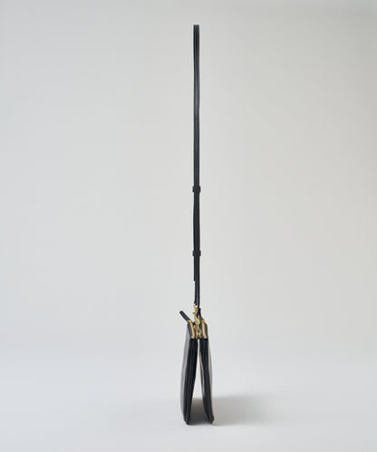 #45/蝴蝶单肩包(黑色)/牛皮“APERTO” 