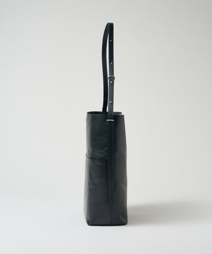 《Limited 5%》Sleek Path Cargo - Black / cowhide Aperto