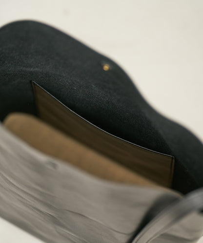 《Limited 5%》Sleek Path Cargo - Black / cowhide Aperto