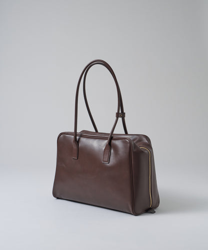 《Limited 5%》Contour Boston M - Bitter brown / cowhide Aperto