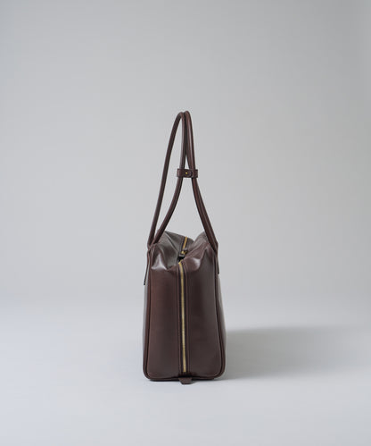 《Limited 5%》Contour Boston M - Bitter brown / cowhide Aperto