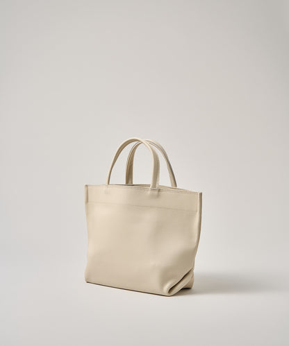 #52b/ Lunch bag S (ivory) / cowhide "VALENCIA"