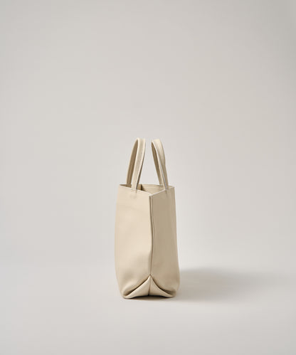 #52b/ Lunch bag S (ivory) / cowhide "VALENCIA"