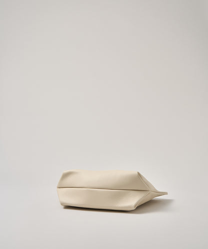 #52b/ Lunch bag S (ivory) / cowhide "VALENCIA"