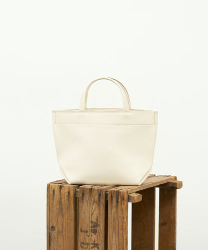 #52b/ Lunch bag S (ivory) / cowhide "VALENCIA"