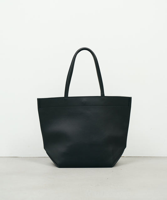 #52b/ Lunch bag M (black) / cowhide "VALENCIA"