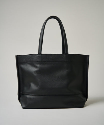 #53 / Wide tote bag L  / cowhide "EN"