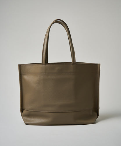 #53 / Wide tote bag L  / cowhide "EN"