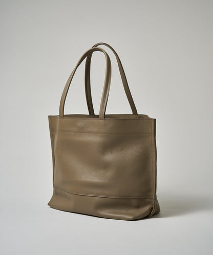 #53 / Wide tote bag L  / cowhide "EN"