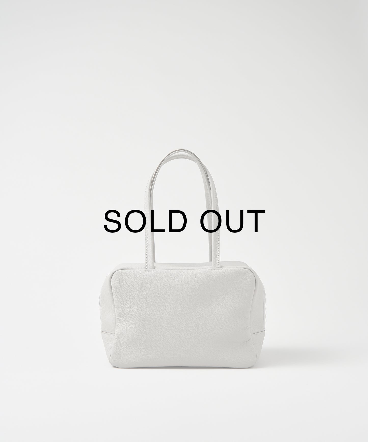 sold out / #53 / Square duffel bag XS / cowhide "EN"