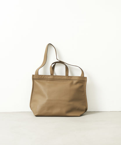 #53 / Basic zip tote  / cowhide "EN"