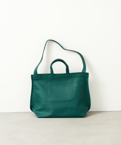 #53 / Basic zip tote  / cowhide "EN"