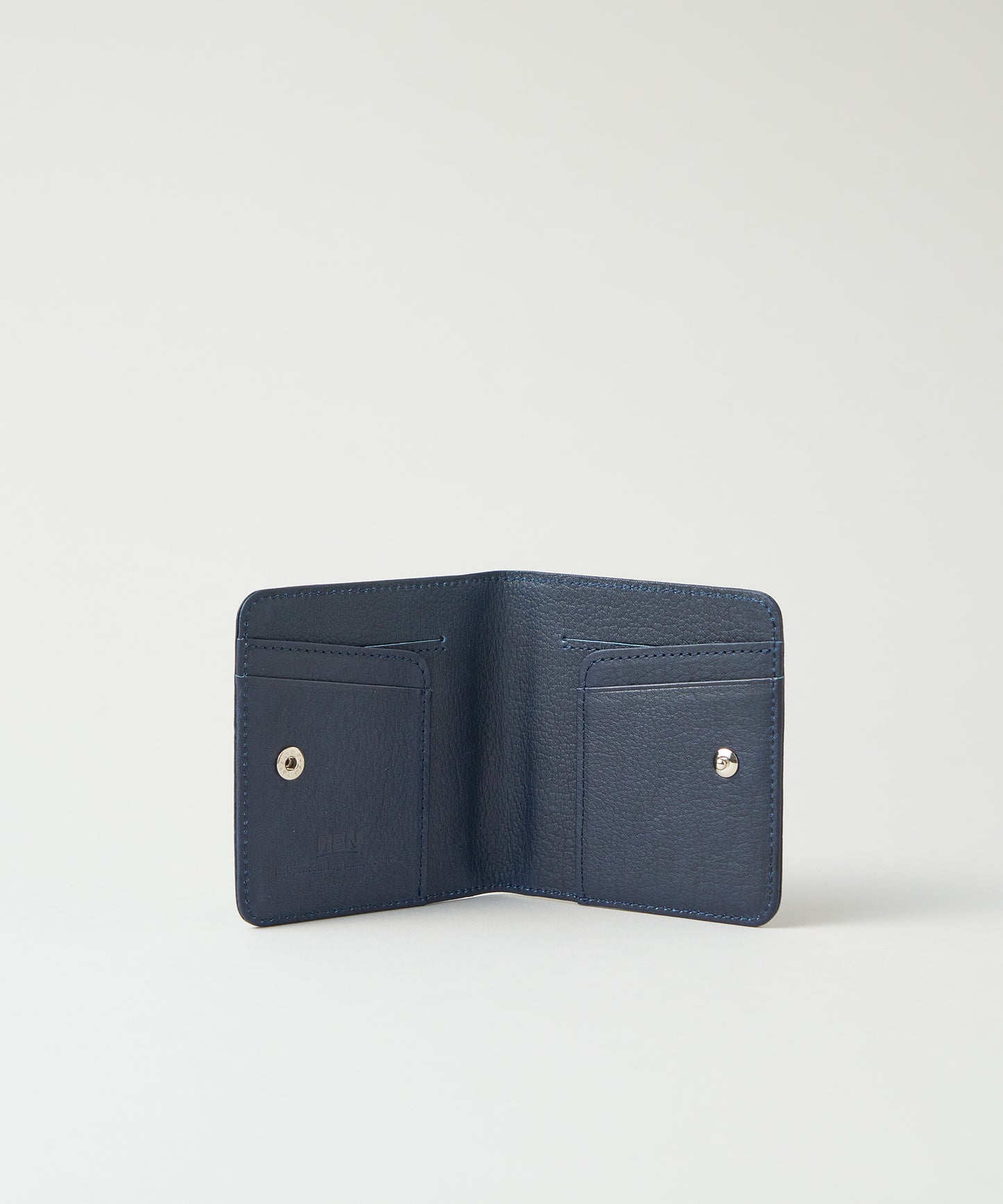 #55b / Clip wallet (Indigo blue) / cowhide "BABY BUFFALO"