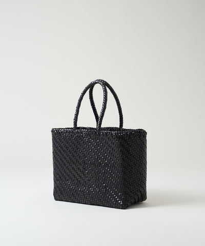 #57/ Mercado 手提袋（黑色）/ 牛皮“BUFFALO MESH” 