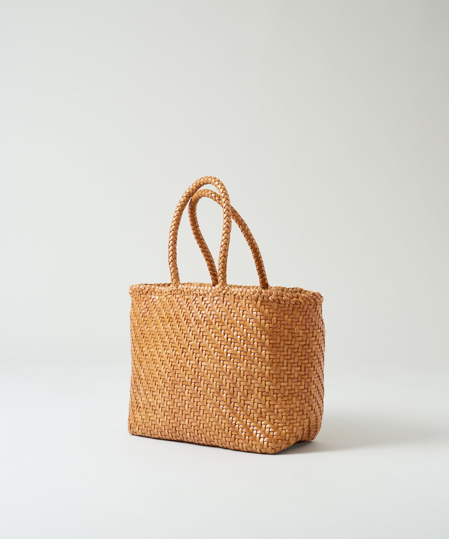 #57/ Mercado 手袋（復古棕褐色）/牛皮“BUFFALO MESH” 