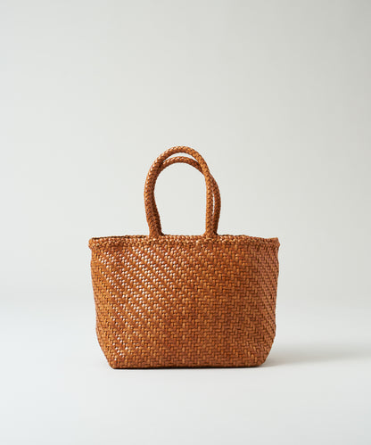 Mercado tote bag - Vintage tan / cowhide Buffalo mesh