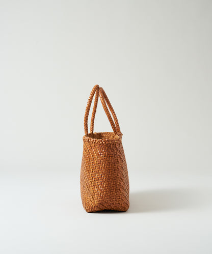 Mercado tote bag - Vintage tan / cowhide Buffalo mesh