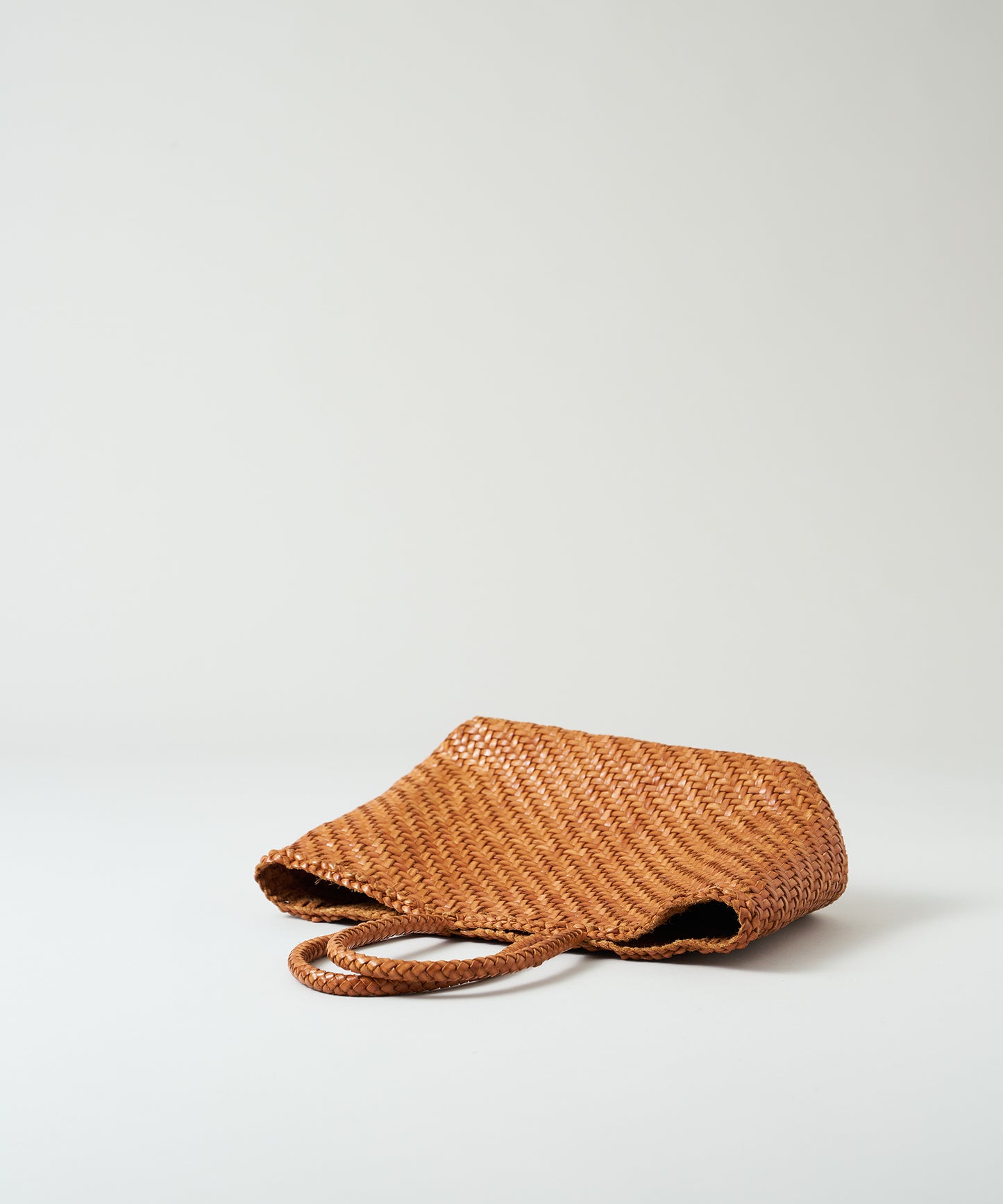Mercado tote bag - Vintage tan / cowhide Buffalo mesh
