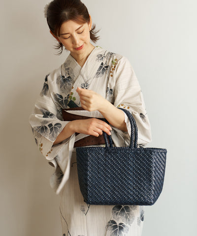 Mercado tote  bag - Classic navy / Buffalo mesh
