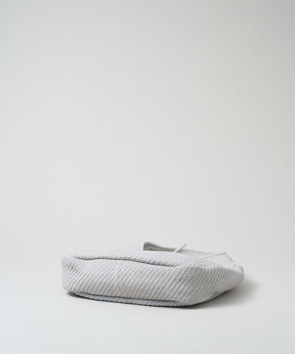 Circle Basket - mist gray / sheepskin Sheep mesh