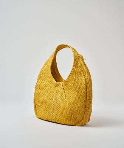 #60/ 圓形籃子 (芥末黃) / 羊皮“SHEEP MESH” 