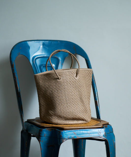 #60/ Basket（marron beige） / sheepskin "SHEEP MESH"