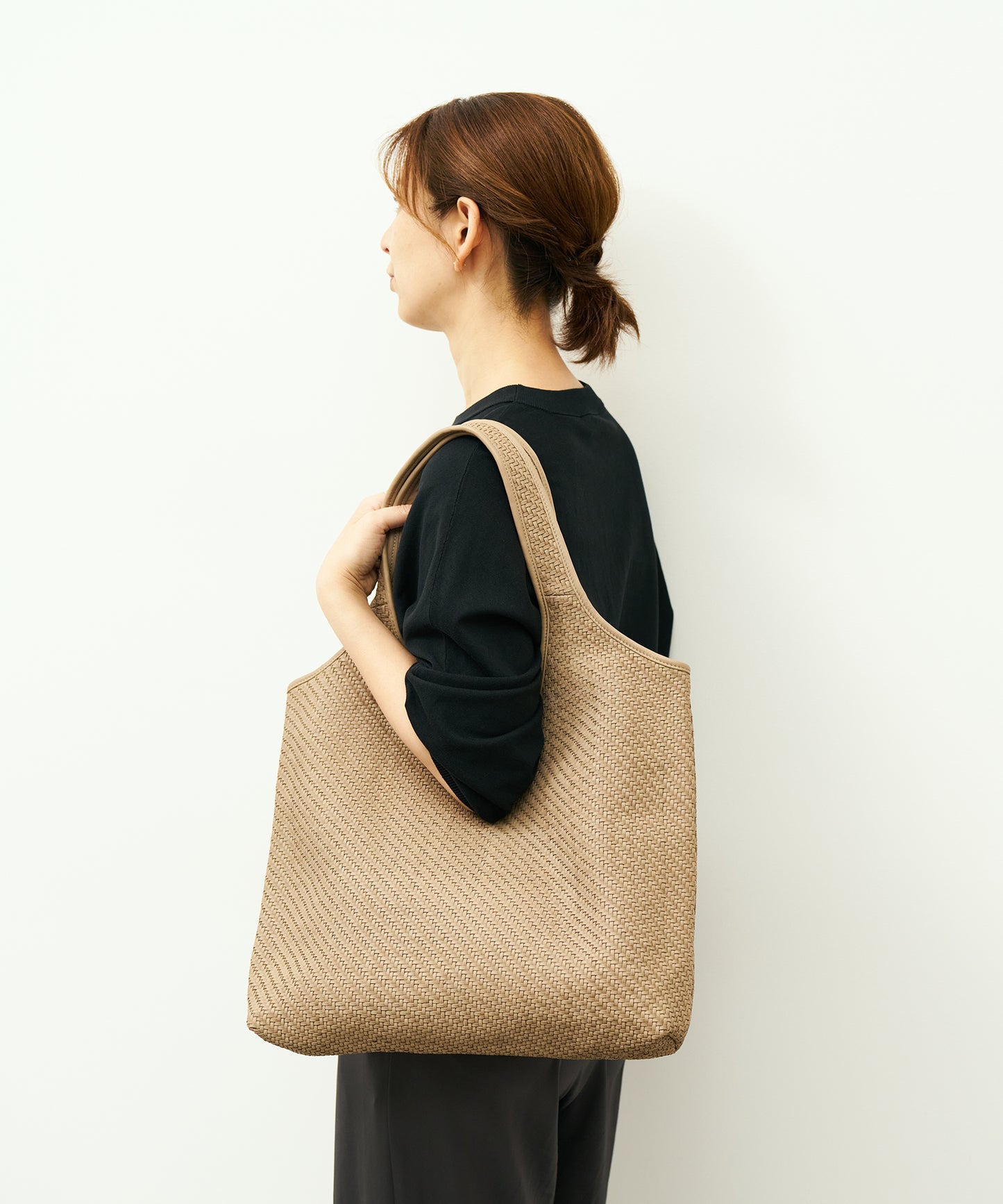 #60/Metro Carry(栗子米色)/羊皮“SHEEP MESH” 