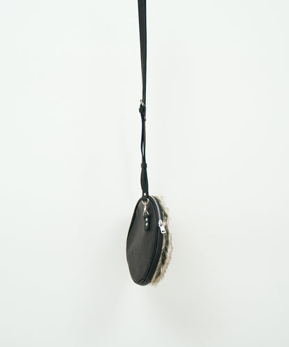 #88a / Tambourine Shoulder Bag / Pigskin "HALLIE × Craft fur"