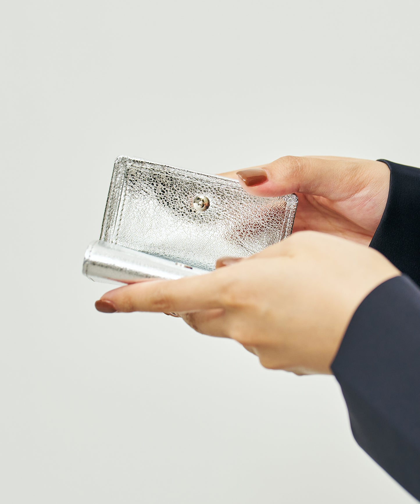 Mini wallet / goatskin "Glitter"