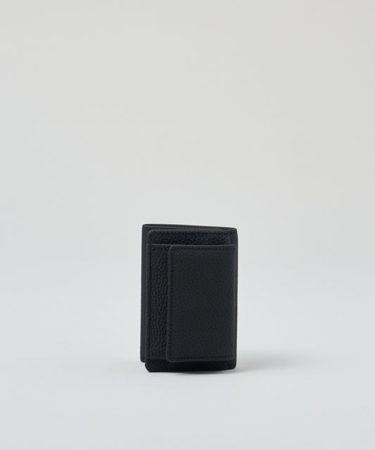 #51b/ Mini wallet (ink black) / cowhide "PHILIP"