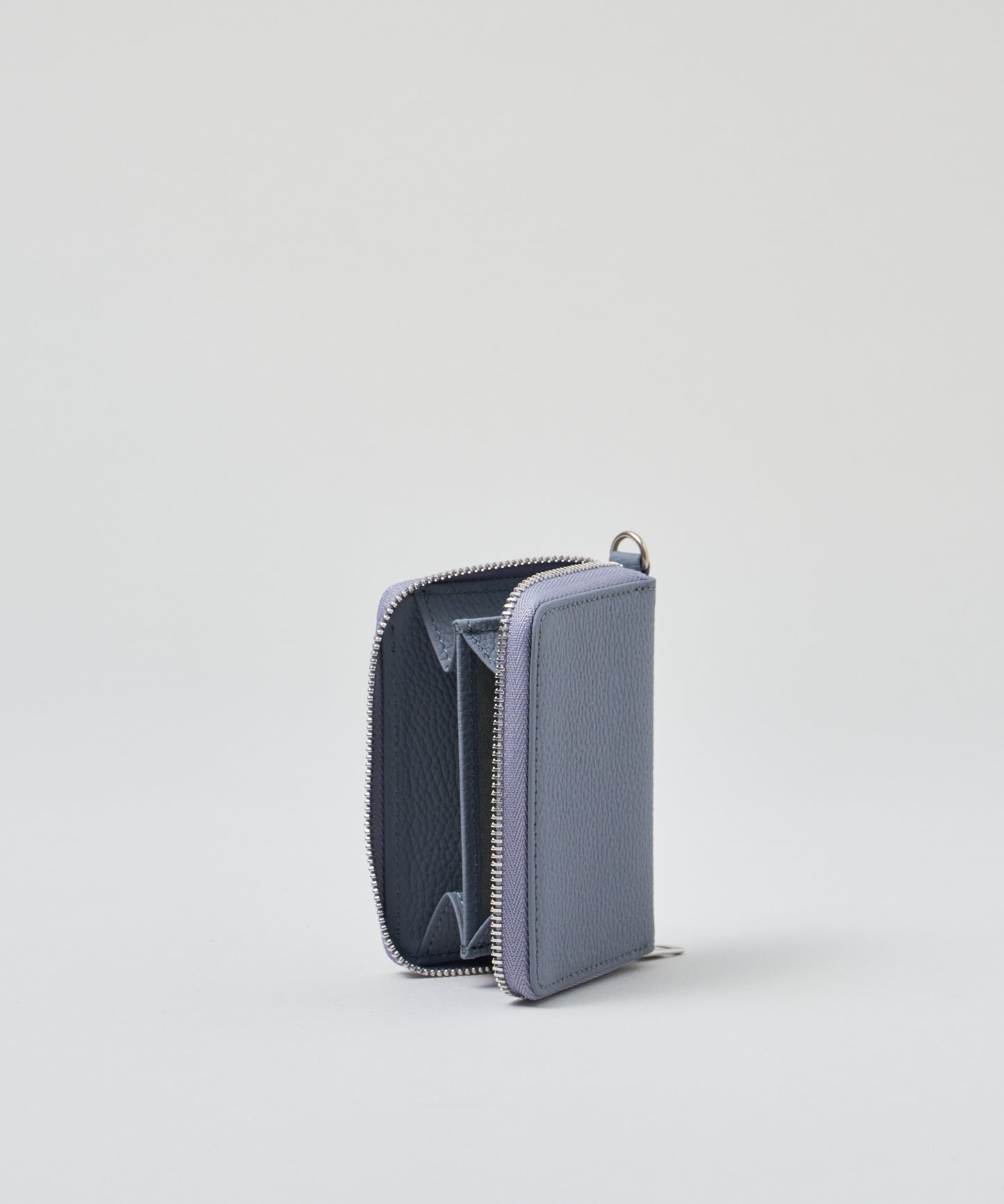 【25AW】#51b/零钱包(粉蓝色)/牛皮“PHILIP” 