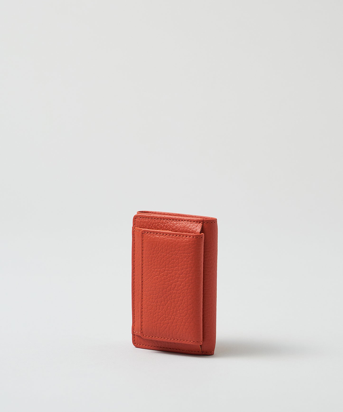 Mini wallet - scarlet / cowhide EN