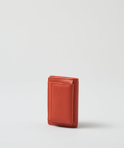 Mini wallet - scarlet / cowhide EN
