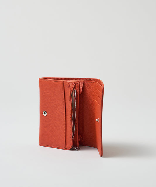 Postman wallet S - scarlet  / cowhide EN