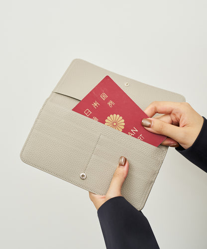 Transit plain - pale gray / cowhide EN