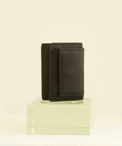 迷你钱包 (黑色) / 牛皮“BABY BUFFALO” 