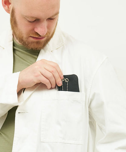 Kuramae pouch - Black / goatskin Bare