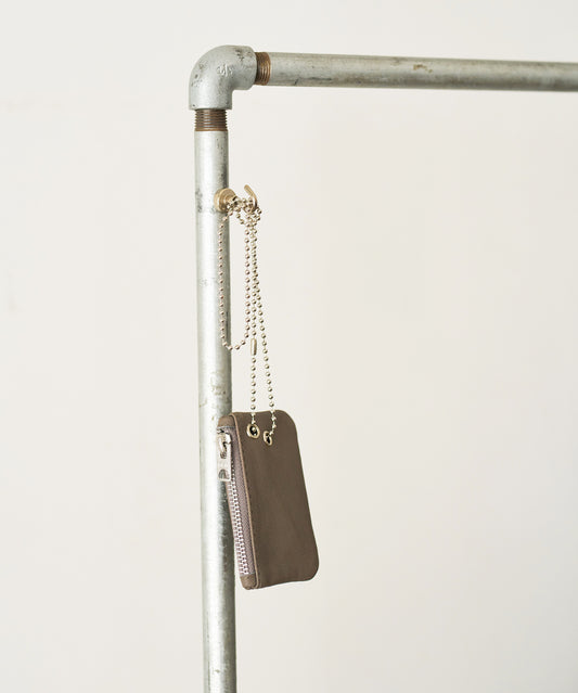 《Limited 20%》Kuramae pouch - Greige / goatskin Bare