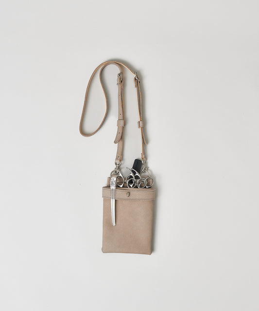 #30/ Scissors Bag・native (pink beige) / pigskin "HALLIE"
