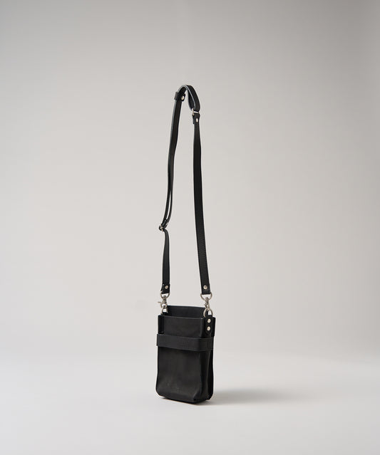 #30/ Scissors Bag・Cigs (black) / pigskin "HALLIE"
