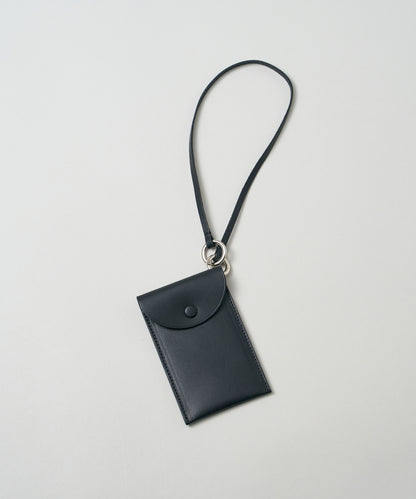 Billet Cardholder -Black / cowhide Alabaster