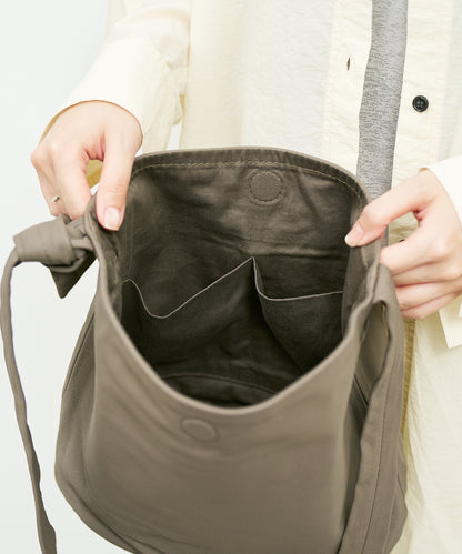 Stroll shoulder bag - Greige / goatskin Bare